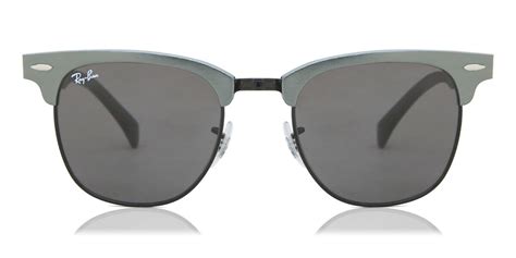 Clubmaster Aluminum Sunglasses in Graphite On Black and .